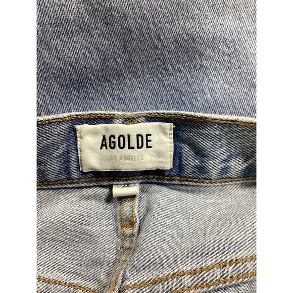 Agolde 'Lana' Straight Denim Jean Size 28 - Picture 4 of 4